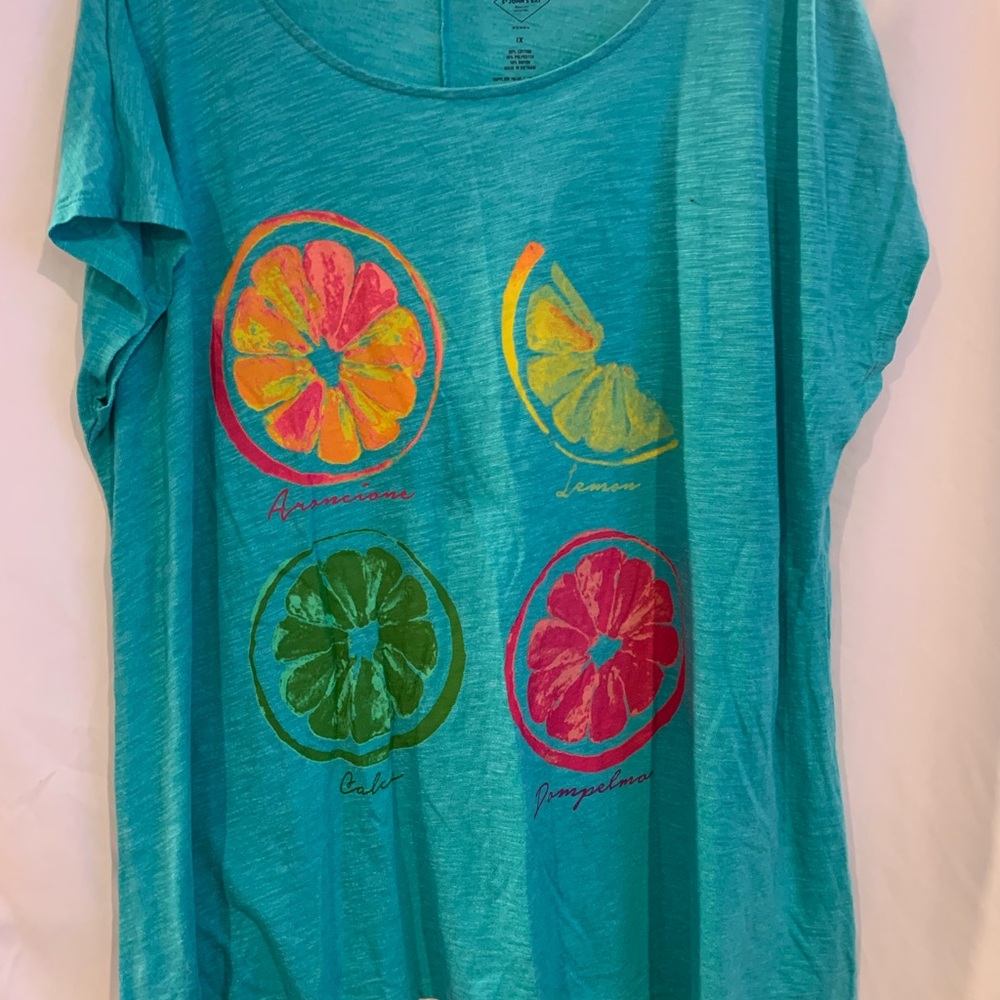 St. John's Bay Teal T-Shirt
